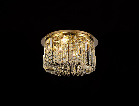 Zula Round Flush Chandelier 5 Light
